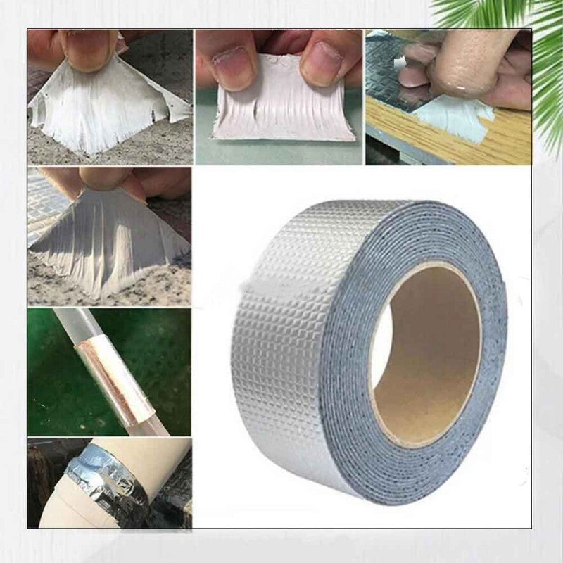 Water Leakage Sealing Tape Super Strong Aluminum 1.5 Meter