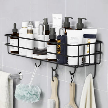 Iron Bathroom Hanging Shelf Wall Mounted