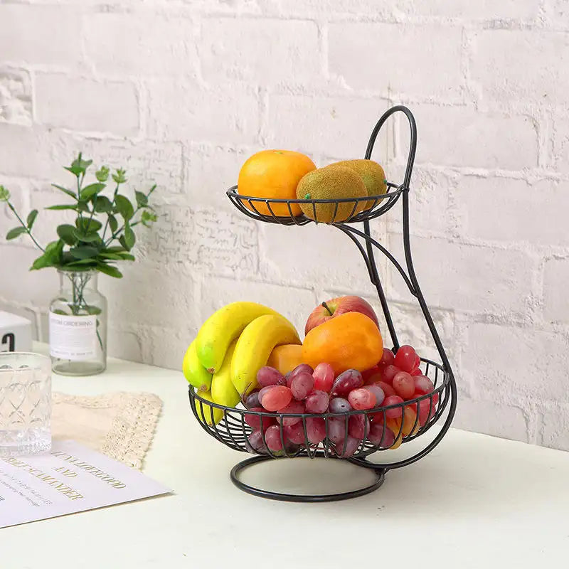 Double Layer Fruit Basket