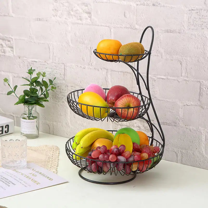 Double Layer Fruit Basket