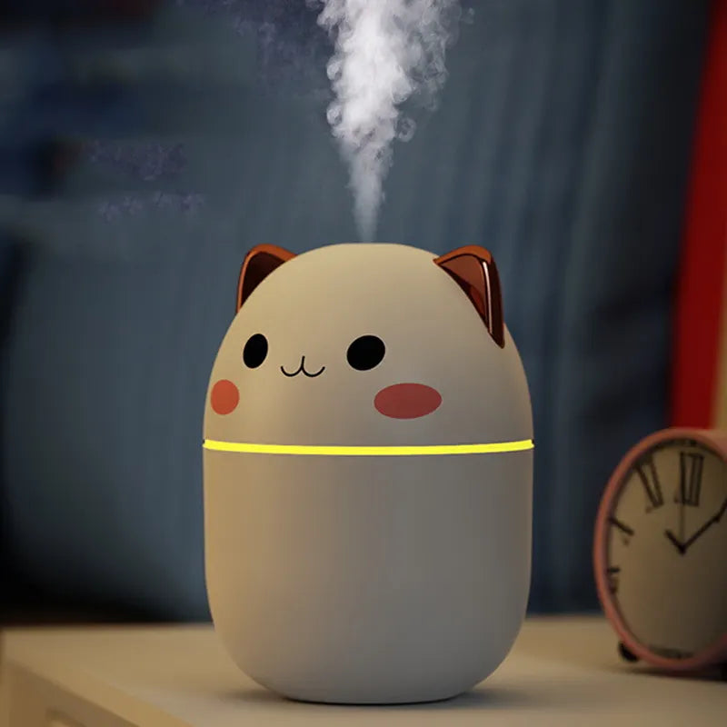 Cute Air Humidifier With Night Light