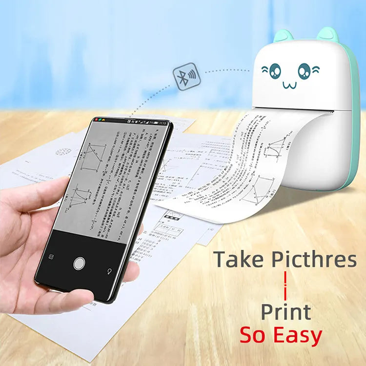 Portable Thermal Mini Photo Printer