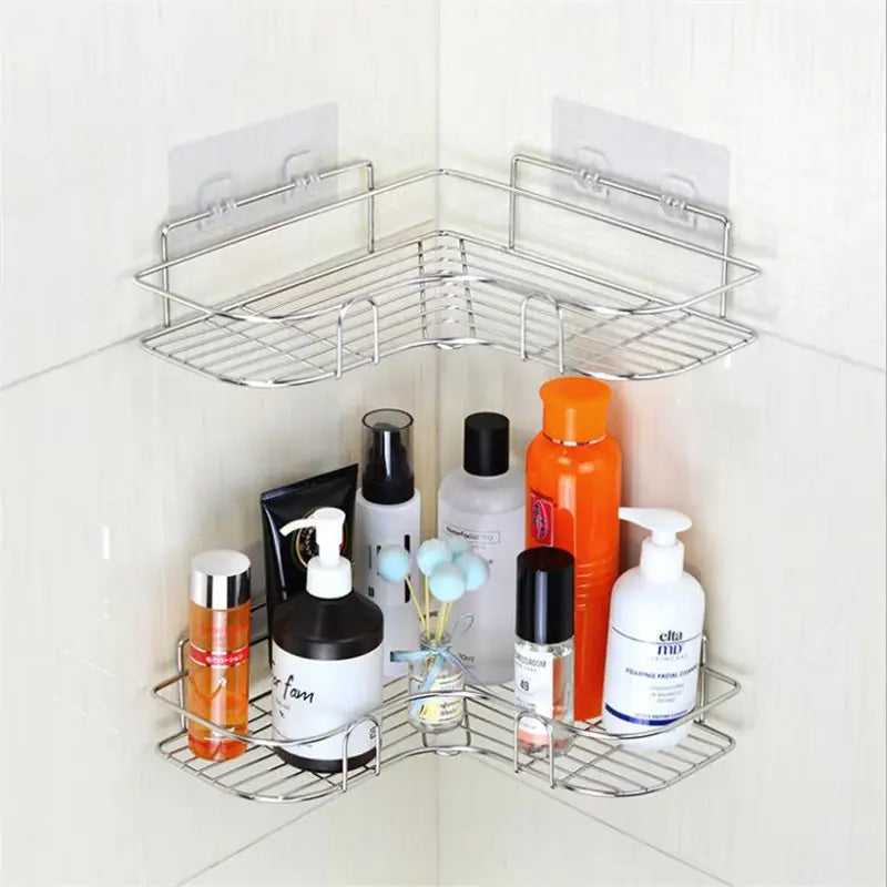 Bathroom Corner Rack Self-Adhesive