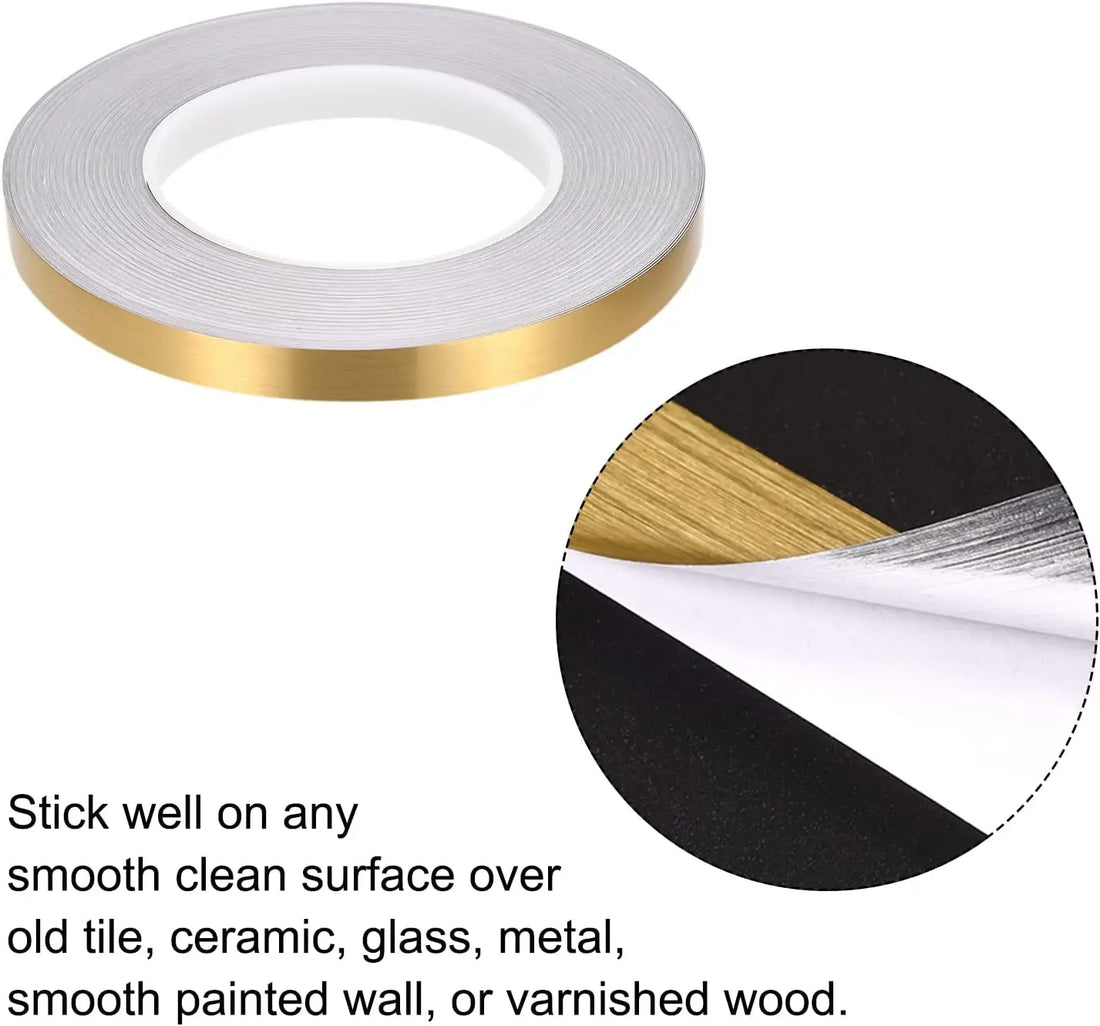 Tile Sticking Golden Tape