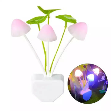 LED Mushroom Night Light With Sensor