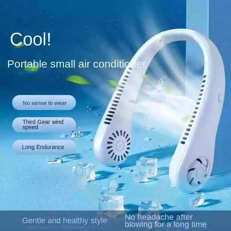 Portable Neck Fan - USB Rechargeable